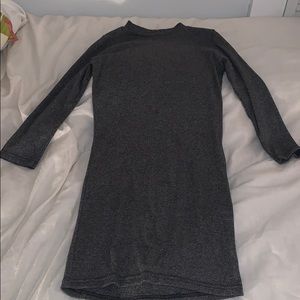 Quarter sleeve sweater dress